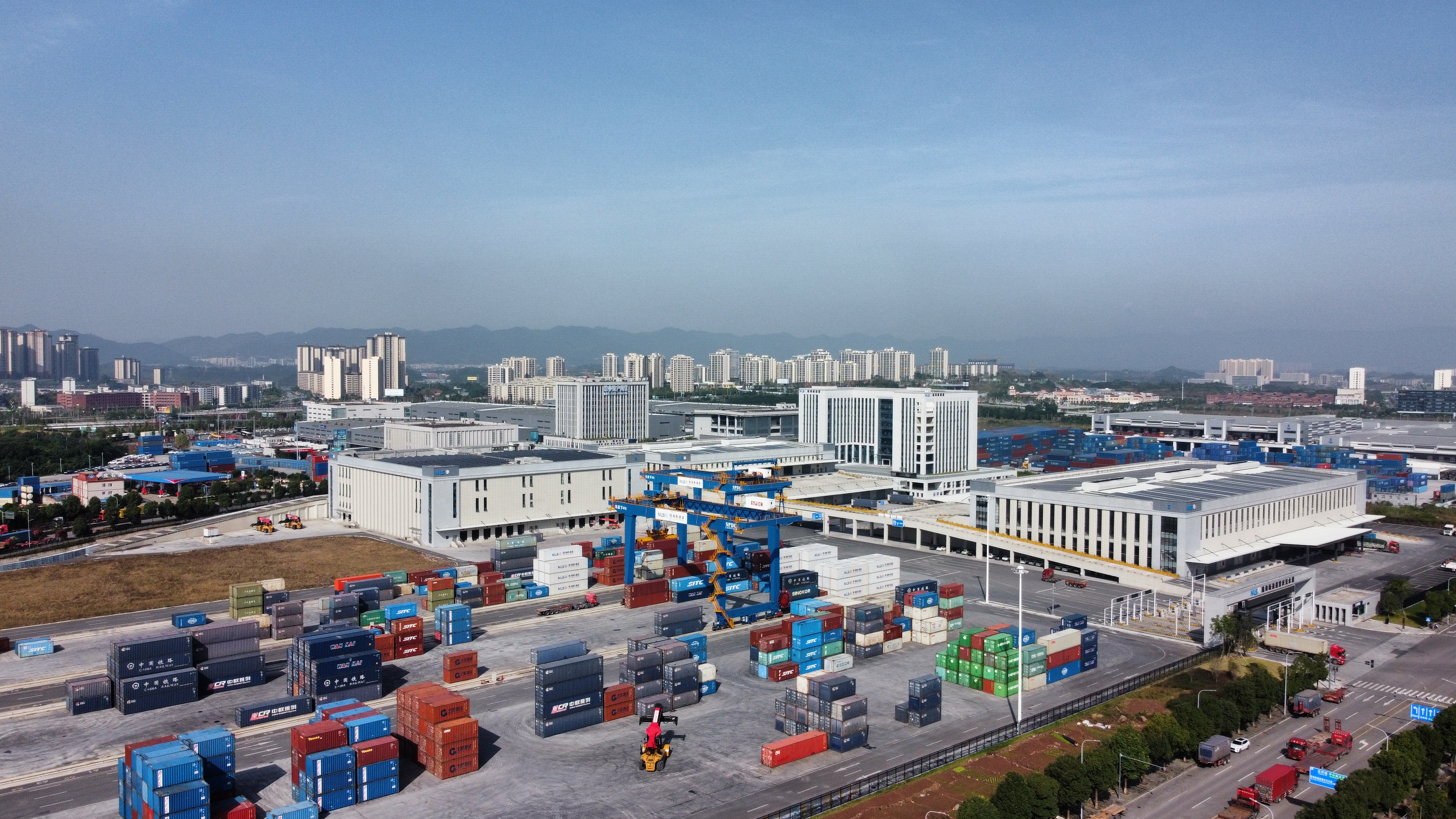 陸海新通道重慶無水港。圖源：陸海新通道運(yùn)營有限公司.jpg